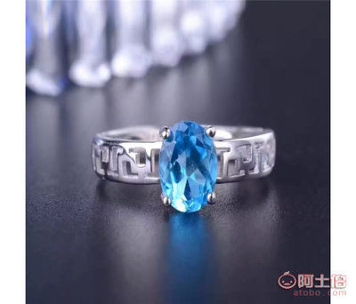 瑞泰祥珠宝 天然托帕石戒指——彩色宝石的典雅之选